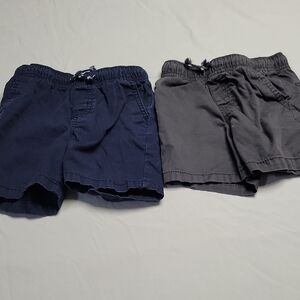 Kids Navy and Gray Shorts Set